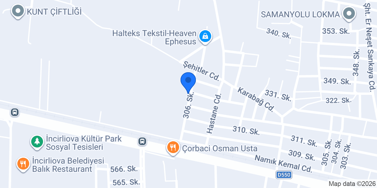 Hürriyet İlkokulu konumu
