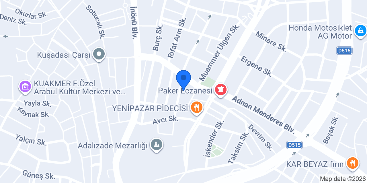 Boss Burger Kuşadası konumu