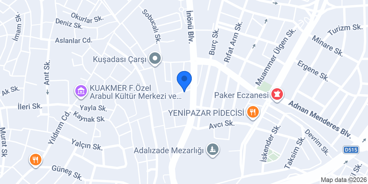 İlkem Hukuk Bürosu konumu