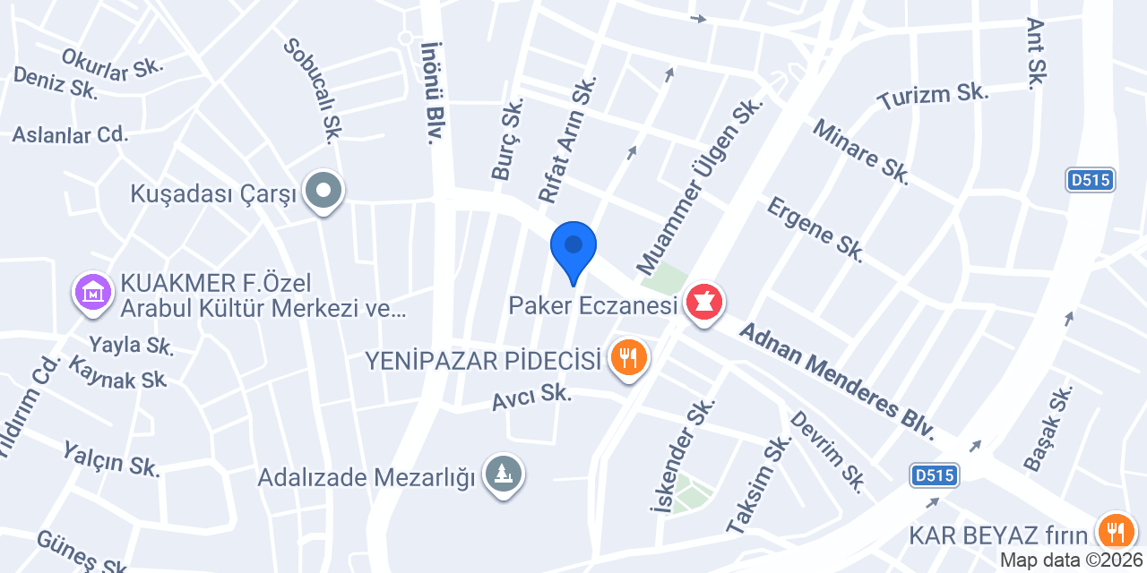 Fırın'ım ada konumu