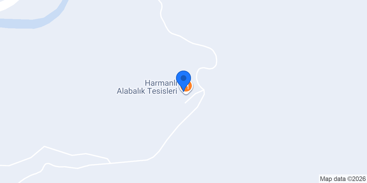 Harmanlı Alabalık Tesisleri konumu