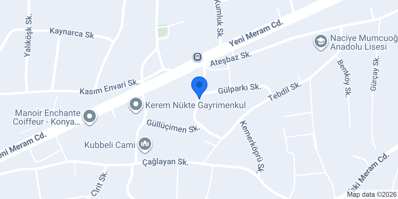 Gökkuşağı Fidancılık konumu