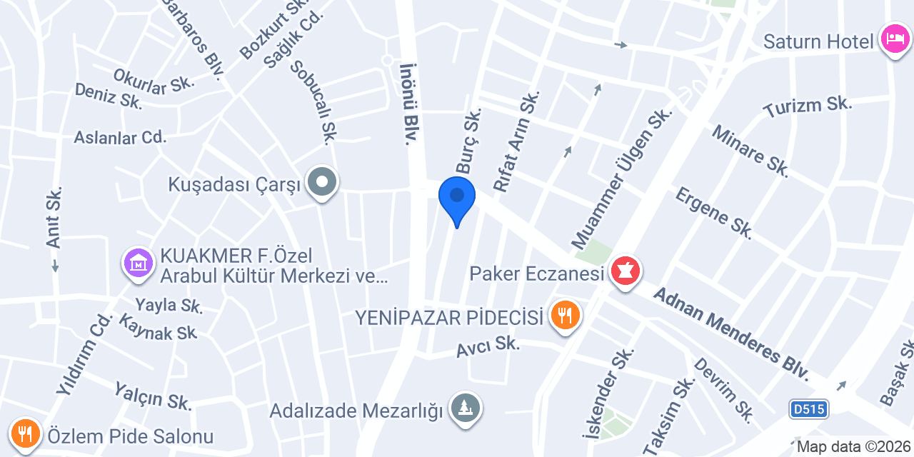 OKUDAN HUKUK BÜROSU konumu