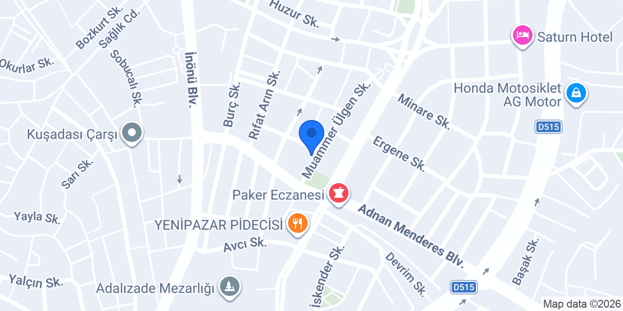Özel Sema Sürücü Kursu konumu