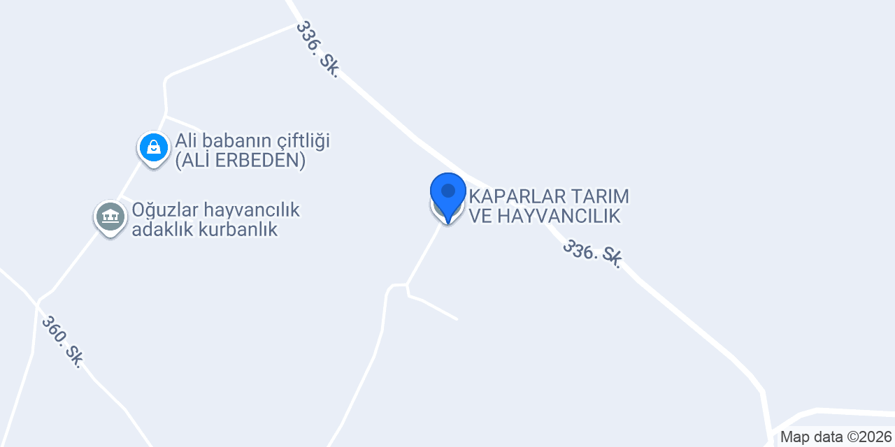 KAPARLAR TARIM VE HAYVANCILIK konumu