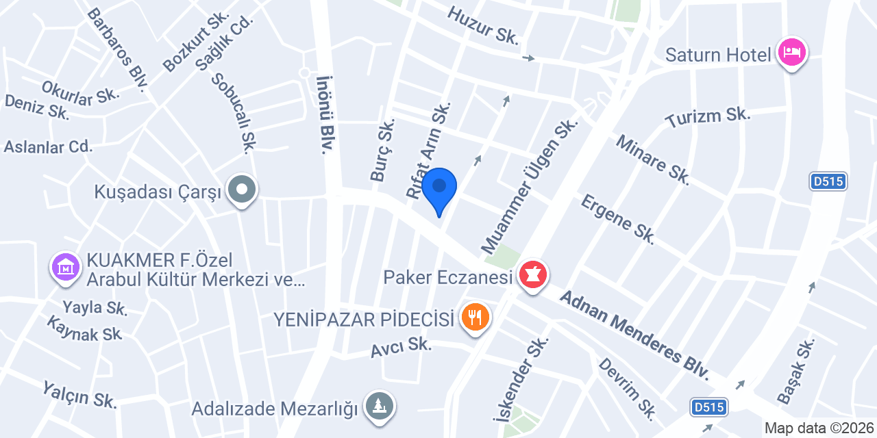 Kırmızı Beyaz Et konumu