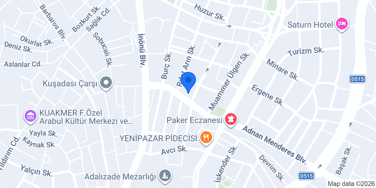 Tek Ağaç Kitabevi | Merkez konumu