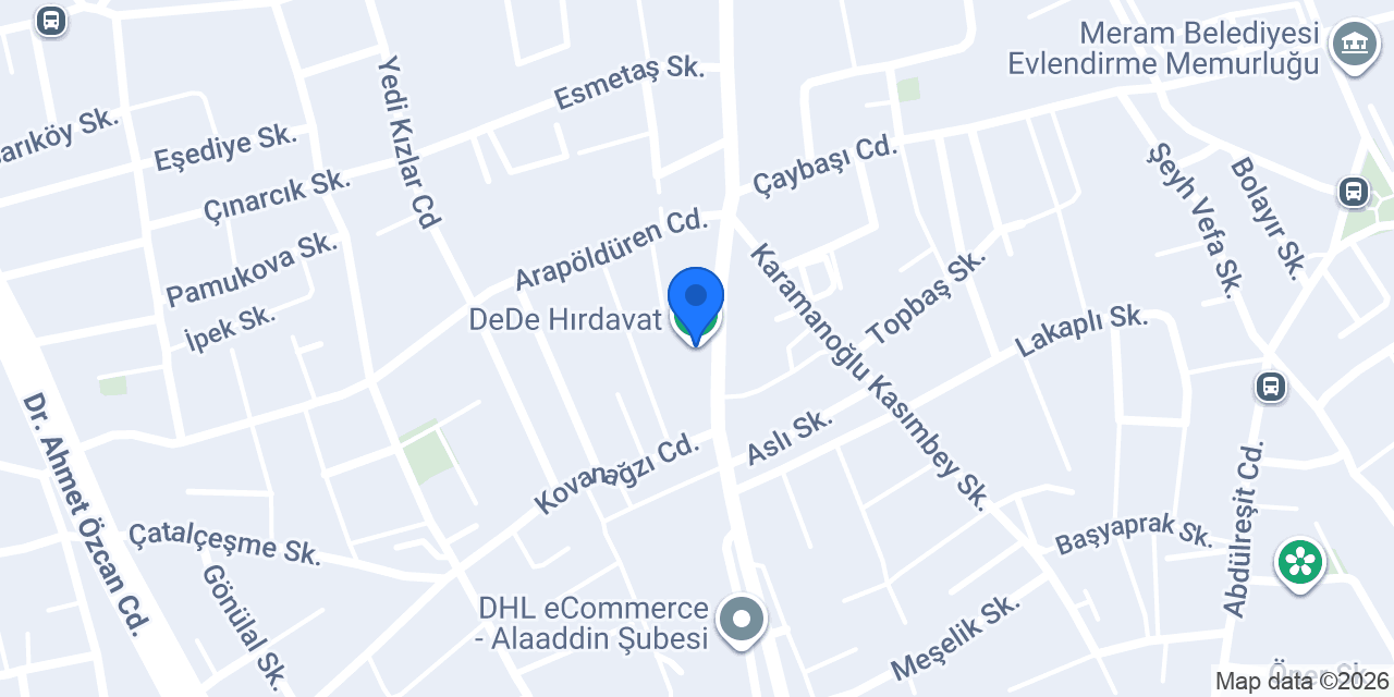 DeDe Hırdavat konumu