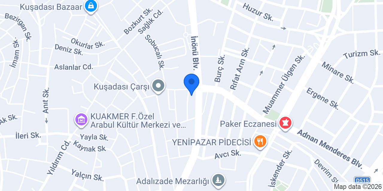 Kuşadası 1. Noterliği konumu