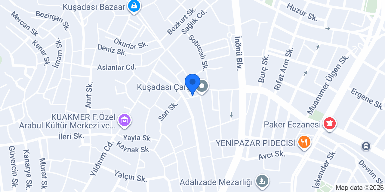 Kuşadası Unlu Mamülleri konumu