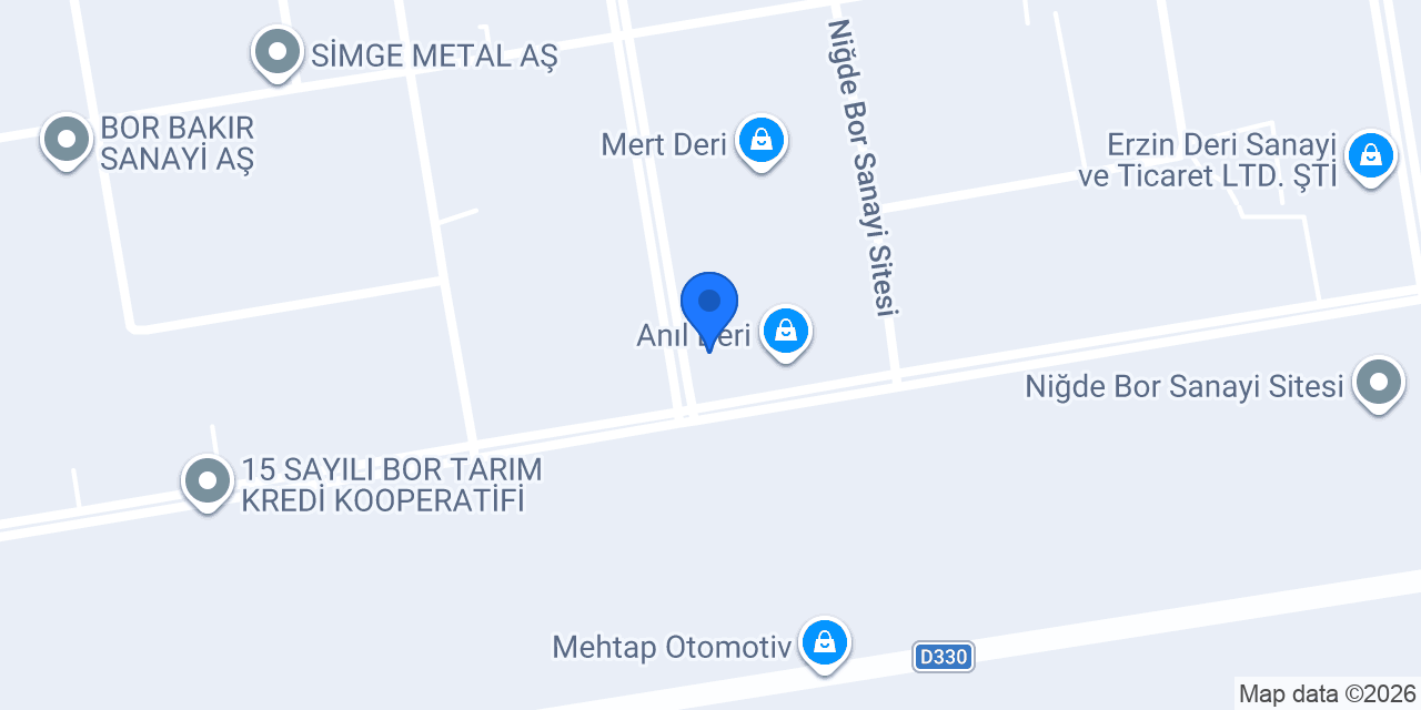 AYK Bortaş yapı kimyasalları konumu