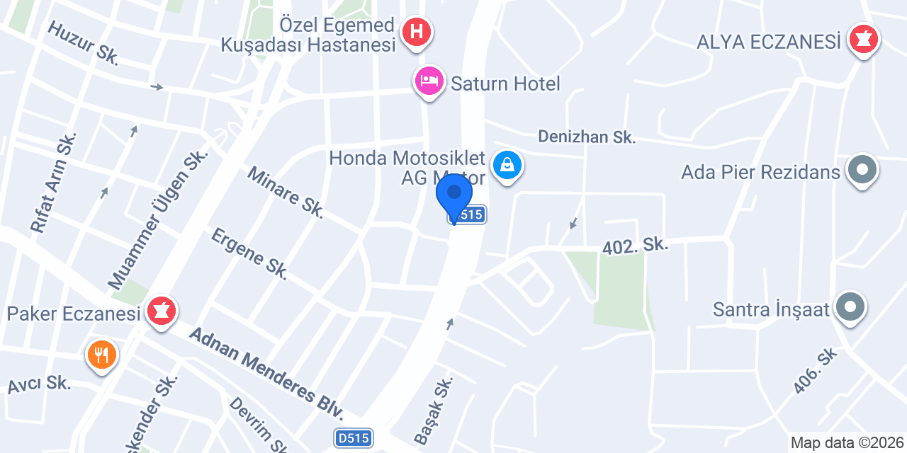 Semerci avm Kusadasi konumu