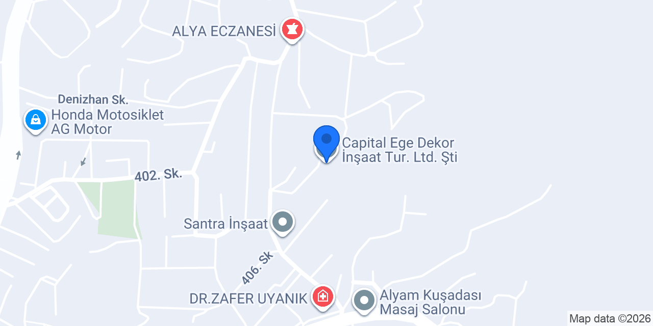 Capital Ege Dekor İnşaat Tur. Ltd. Şti. konumu
