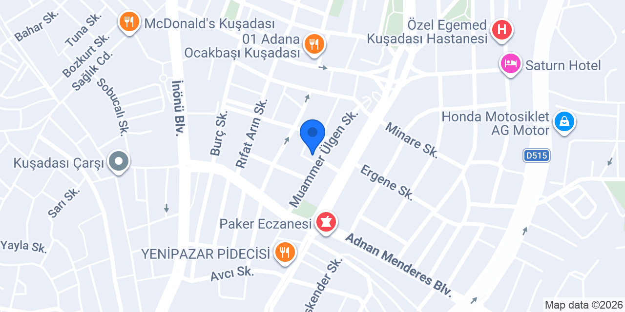 Uzman Diyetisyen Dilmen Önal konumu