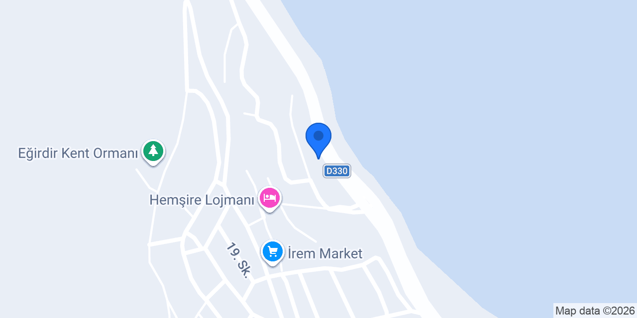 Eğirdir Kemik Hastanesi konumu