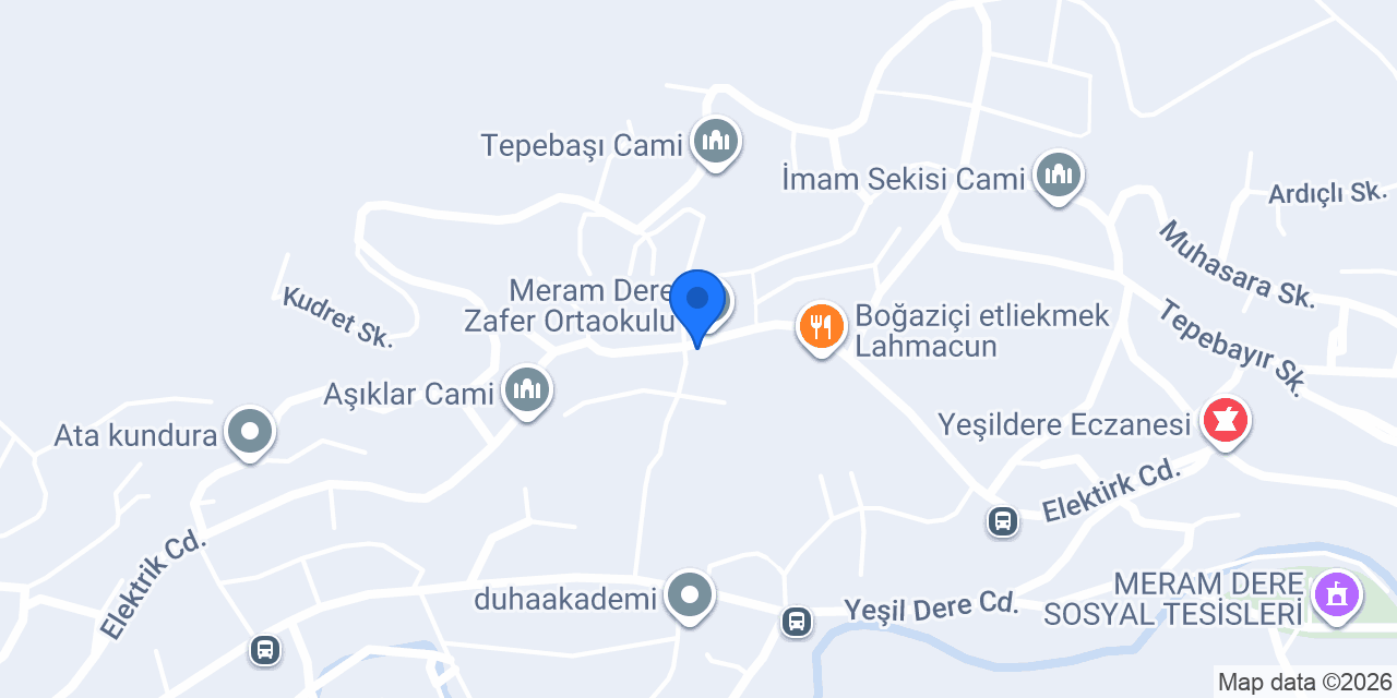 Dere İmam Hatip Ortaokulu konumu