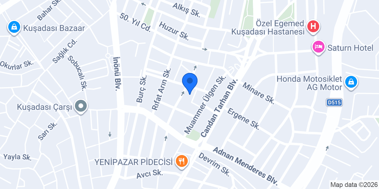 City otel pansiyon konumu