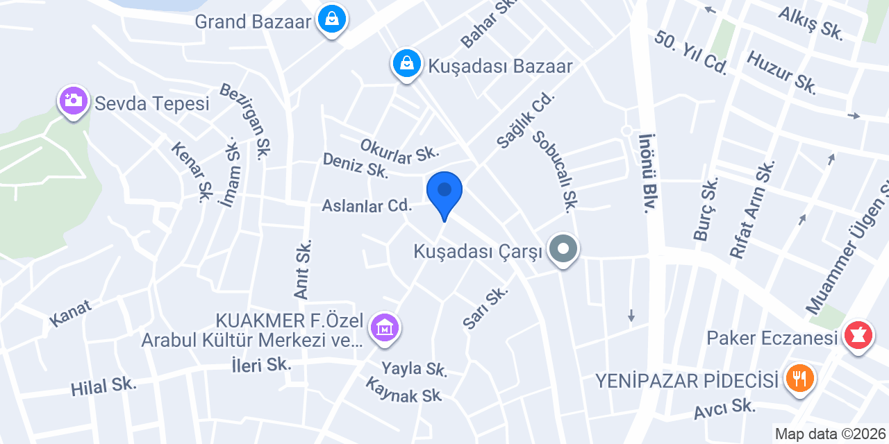 Kusadasi Hammam konumu