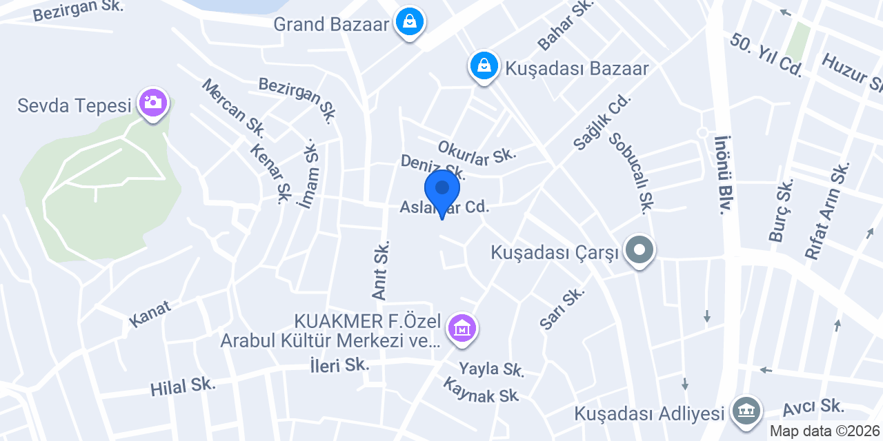 KUSADASI EFESİAN HOTEL konumu