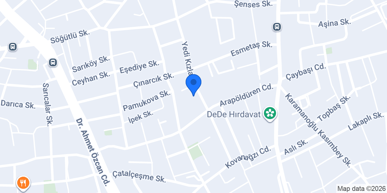 Elit Halı Overlok konumu