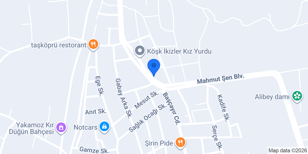 Köşk Müftülüğü konumu