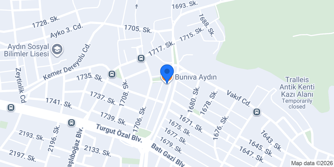 Bunıva Aydın konumu