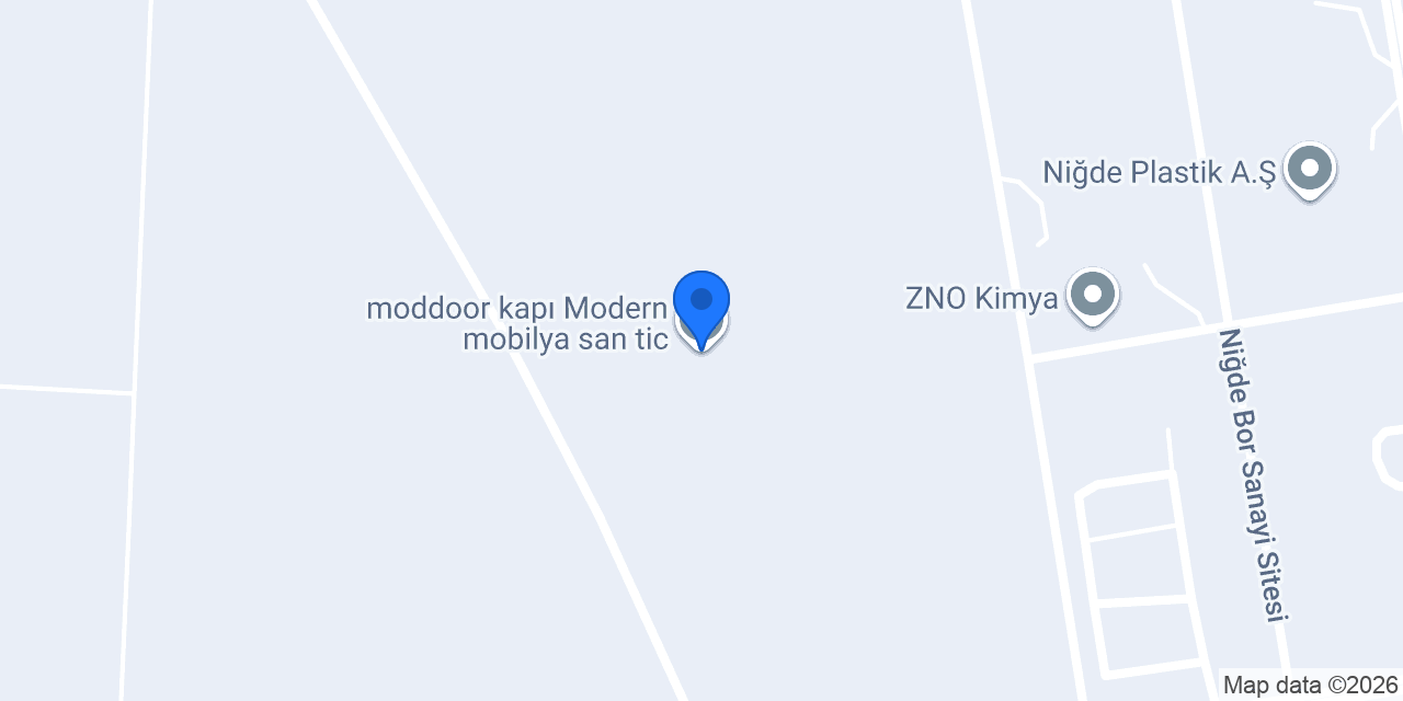 moddoor kapı Modern mobilya san tic konumu