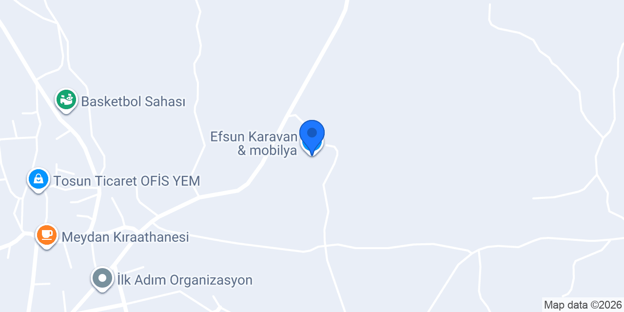 Efsun Karavan & mobilya konumu