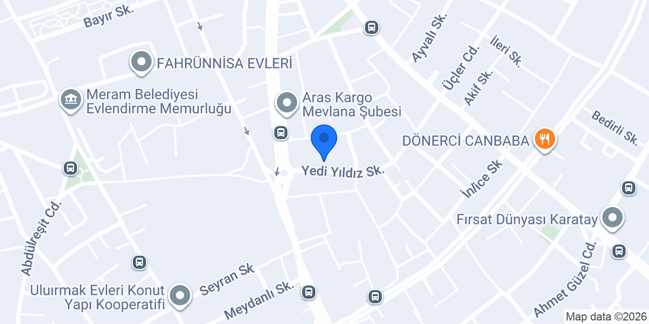 Konya Protez Saç Ali Yıldız konumu