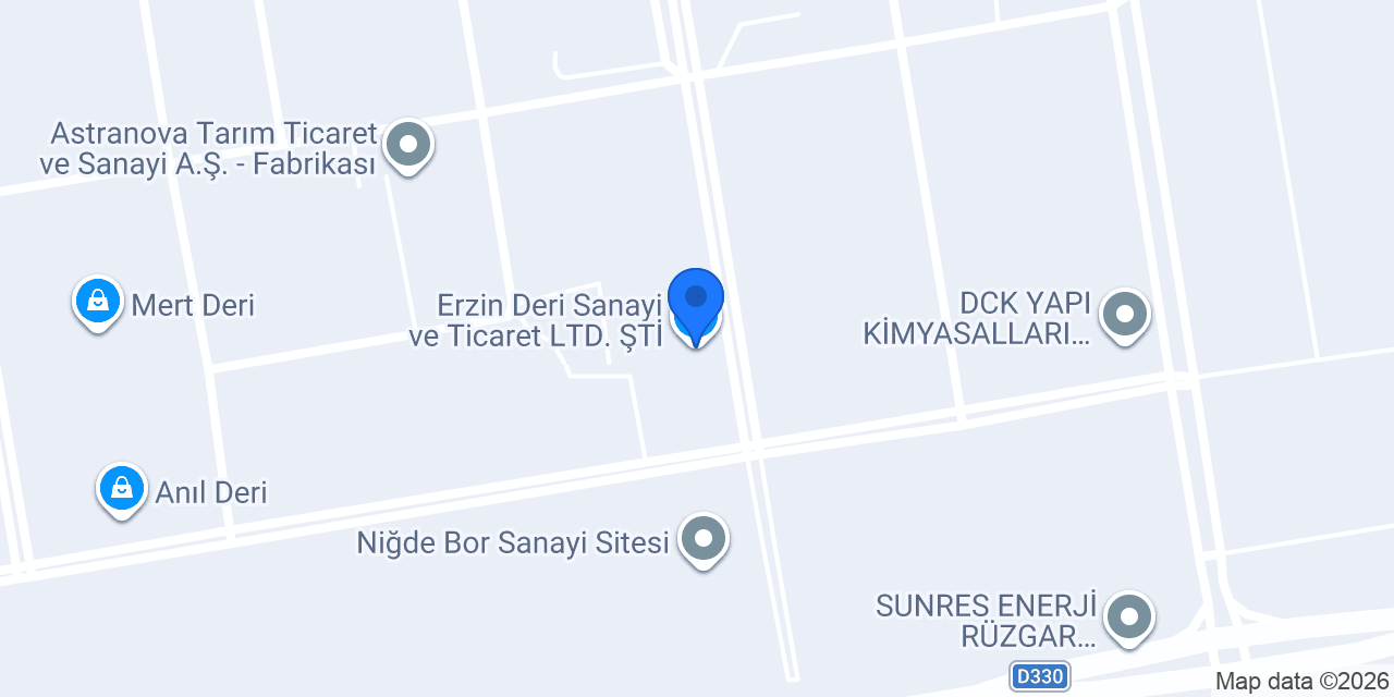 Erzin Deri Sanayi ve Ticaret LTD. ŞTİ. konumu