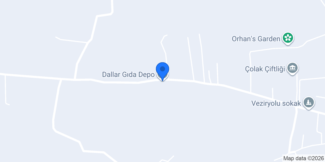 Dallar Gıda Depo konumu