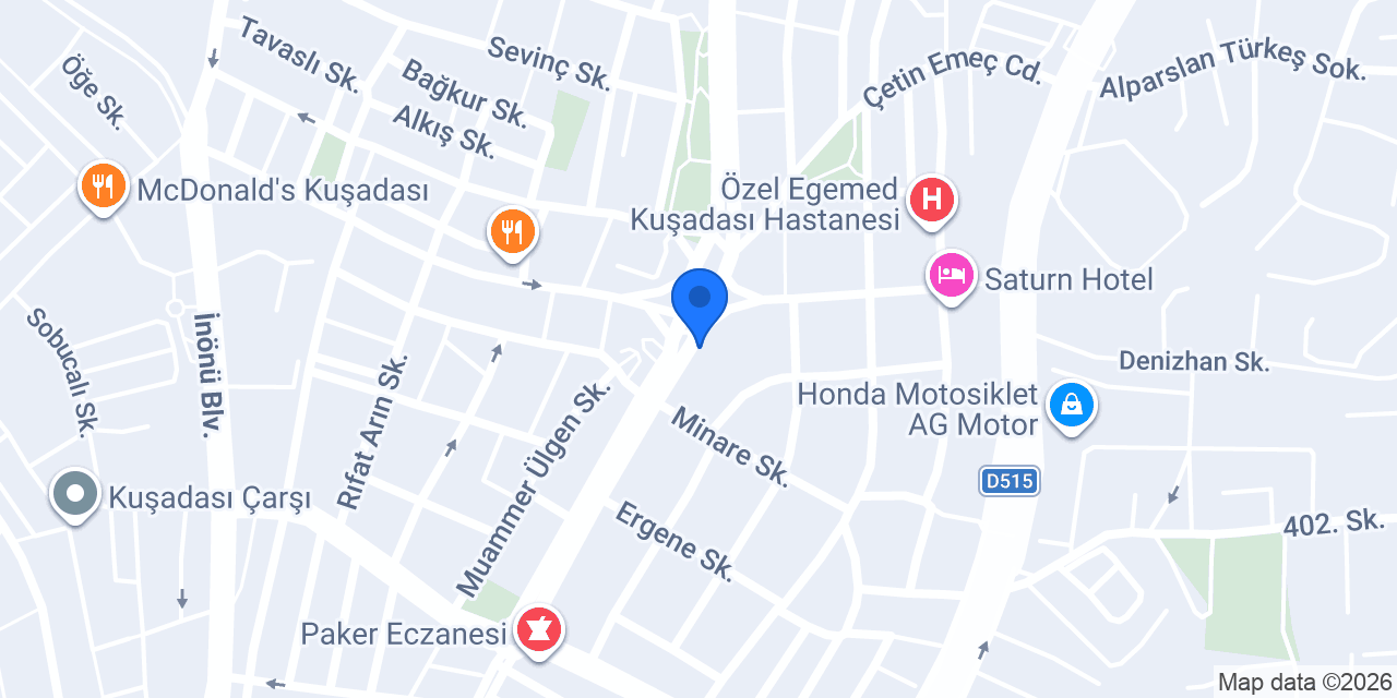 Roka Balık pişiricisi konumu