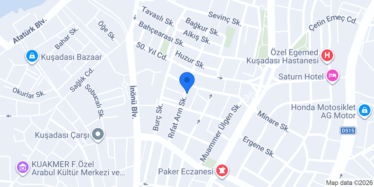 Kuşadası SO - Spa & Hamam & Masaj & Sauna konumu