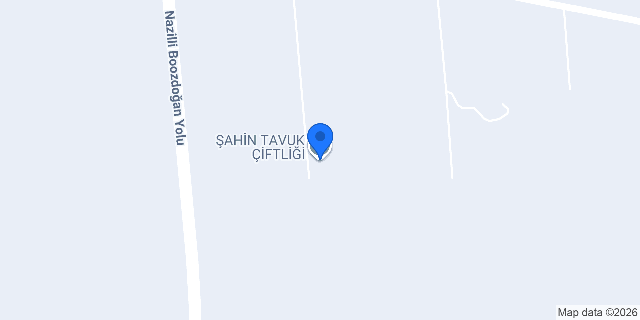ŞAHİN TAVUK ÇİFTLİĞİ konumu