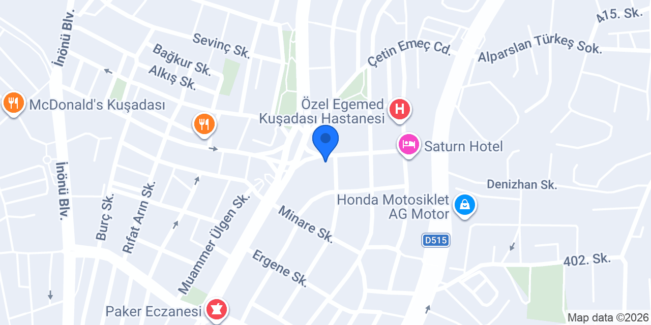 Beyaz Diş Polikliniği konumu