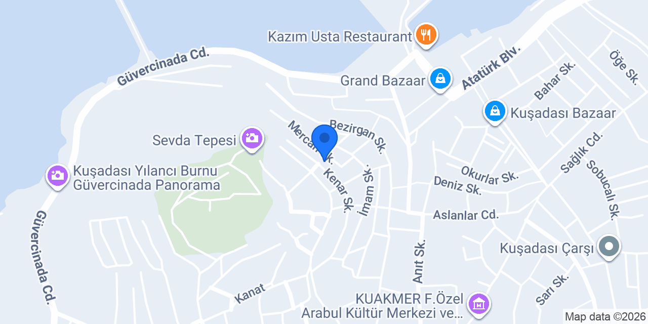 ByTunç Kuaför konumu
