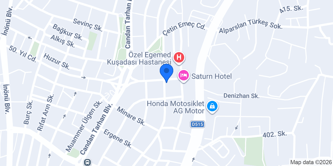Kuşadası Çiçekçilik konumu