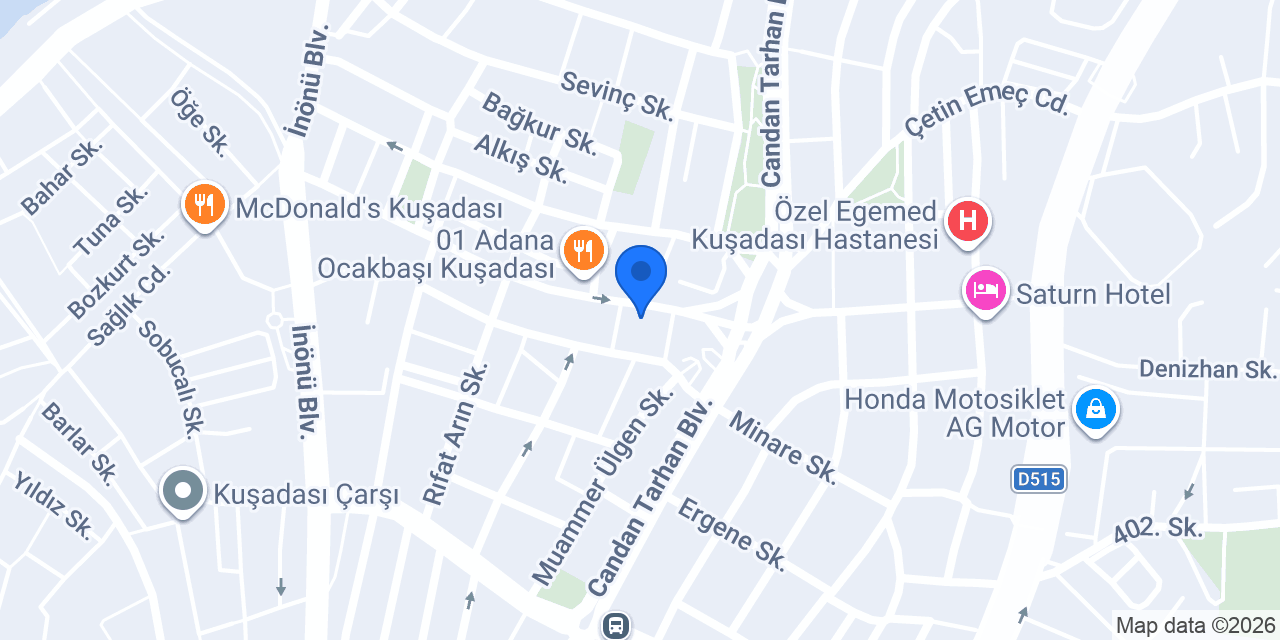 Dişhekimi Serdar Bayramoğlu konumu