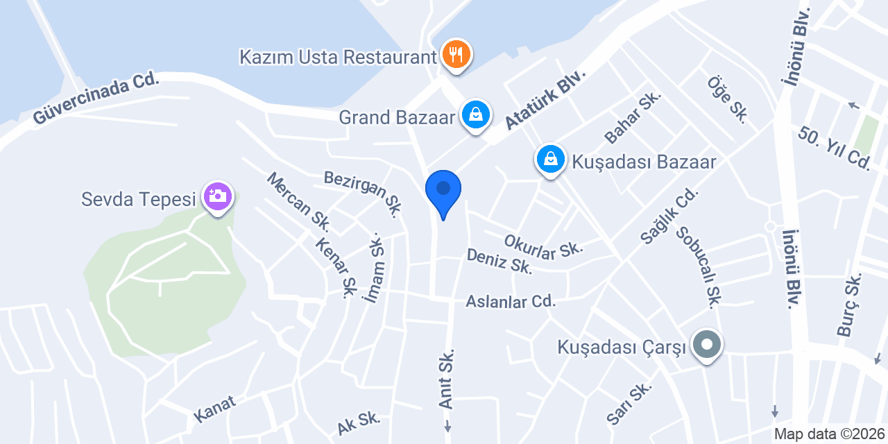 Eylul Pansiyon konumu