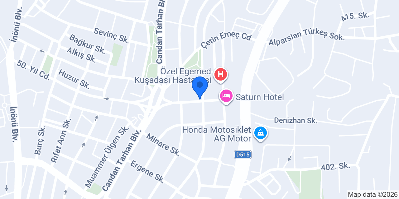 Selin çiçek Kuşadası konumu