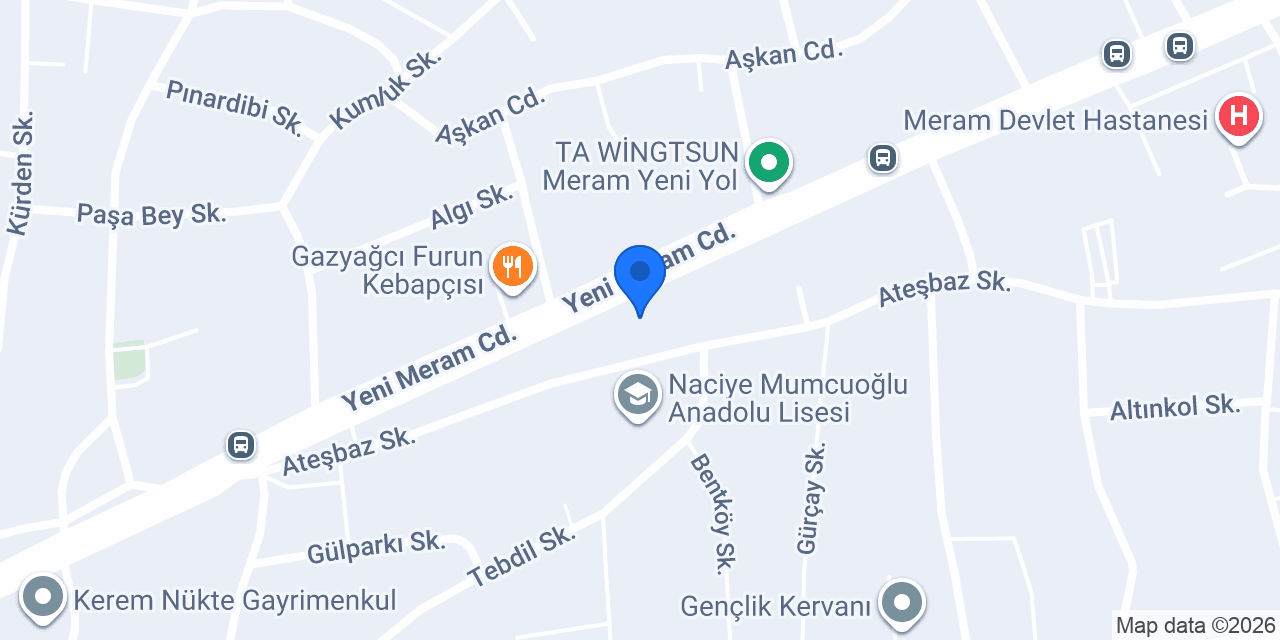 AKAYLAR GİYİM SAN. VE YAPI TASARIMLARI A.Ş. konumu