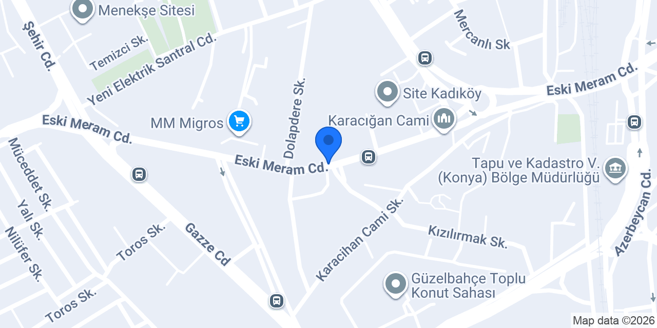 Meva Meram Konutları konumu