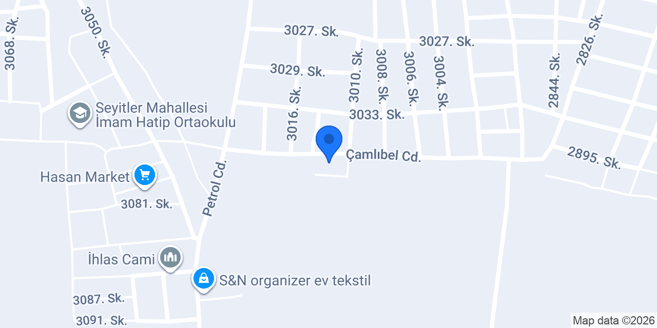 Sultan Mermer VE Granit Deposu konumu