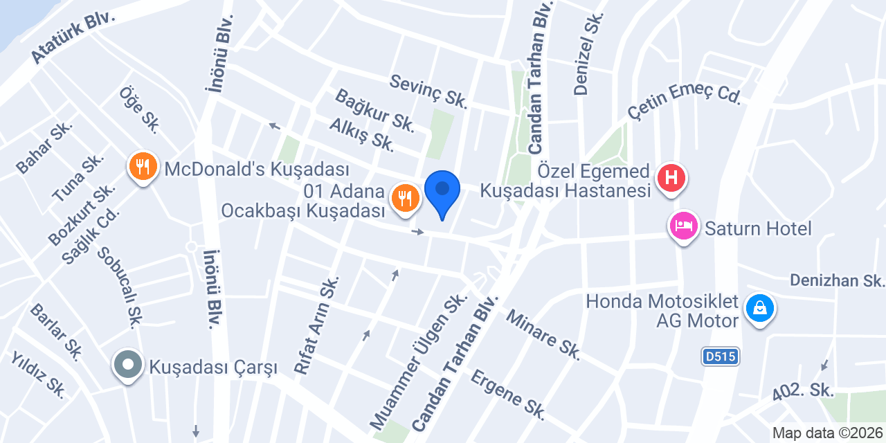 Ada Söğüşçüsü konumu