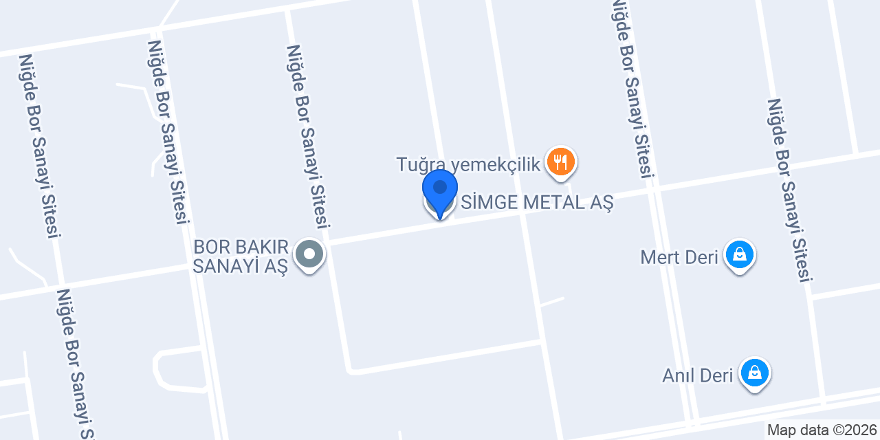 SİMGE METAL AŞ . konumu