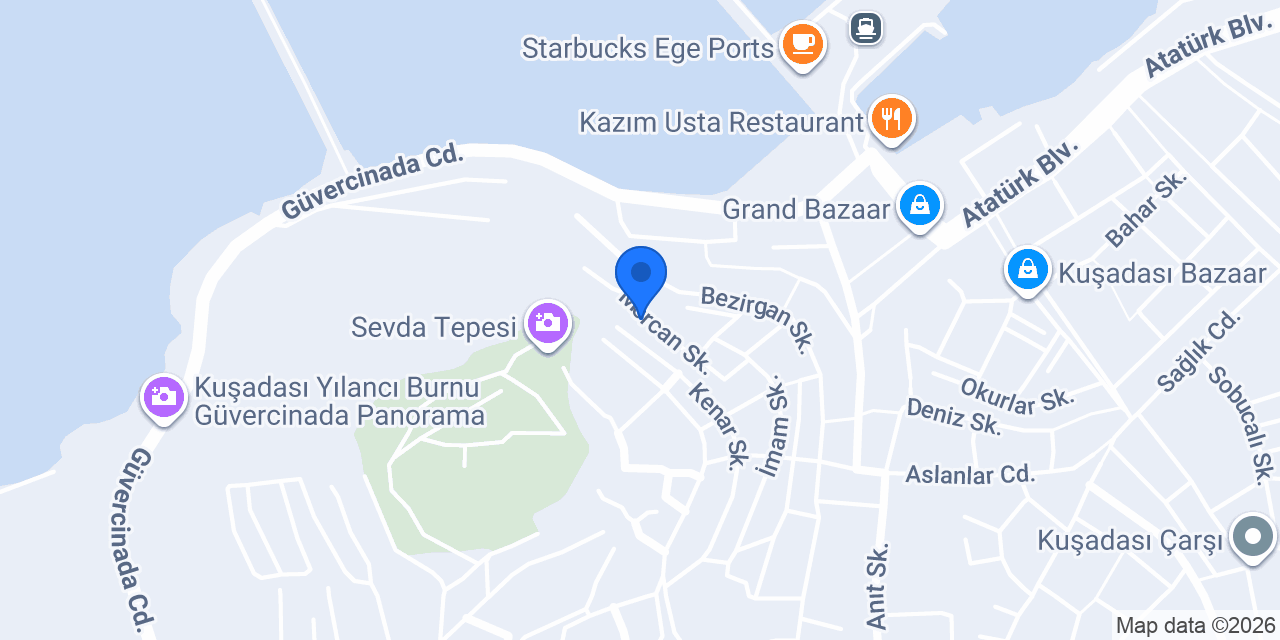 Kusadasi Playboy Mansion konumu