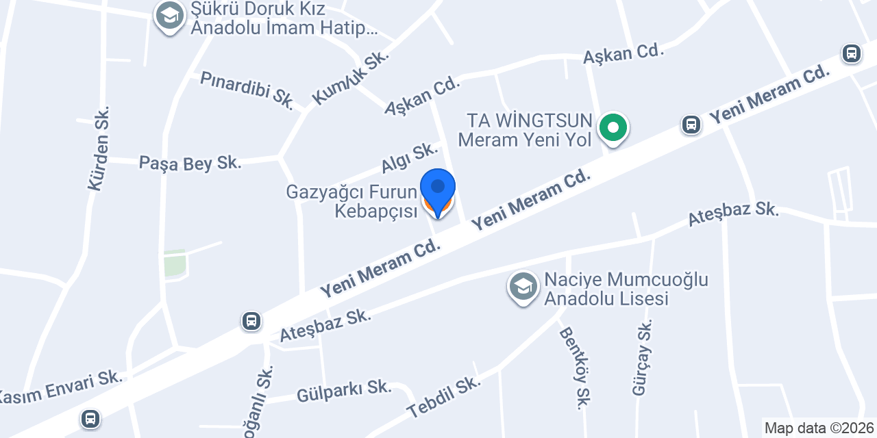 Gazyağcı Furun Kebapçısı konumu