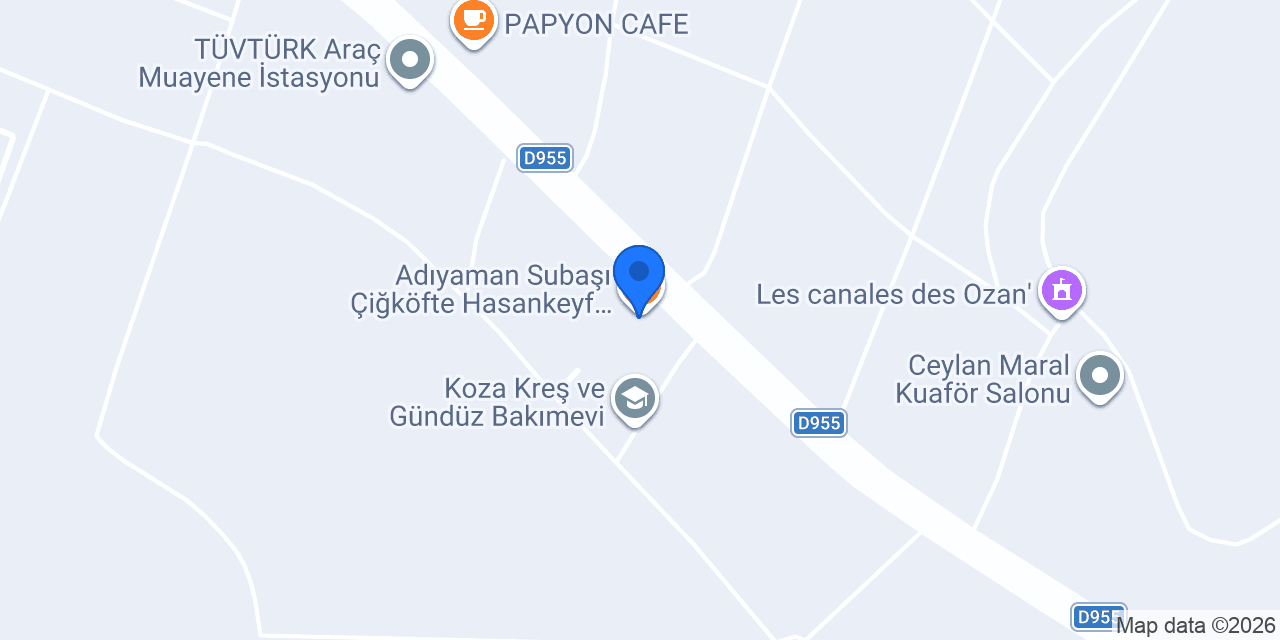 MTA sıhhi tesisat konumu