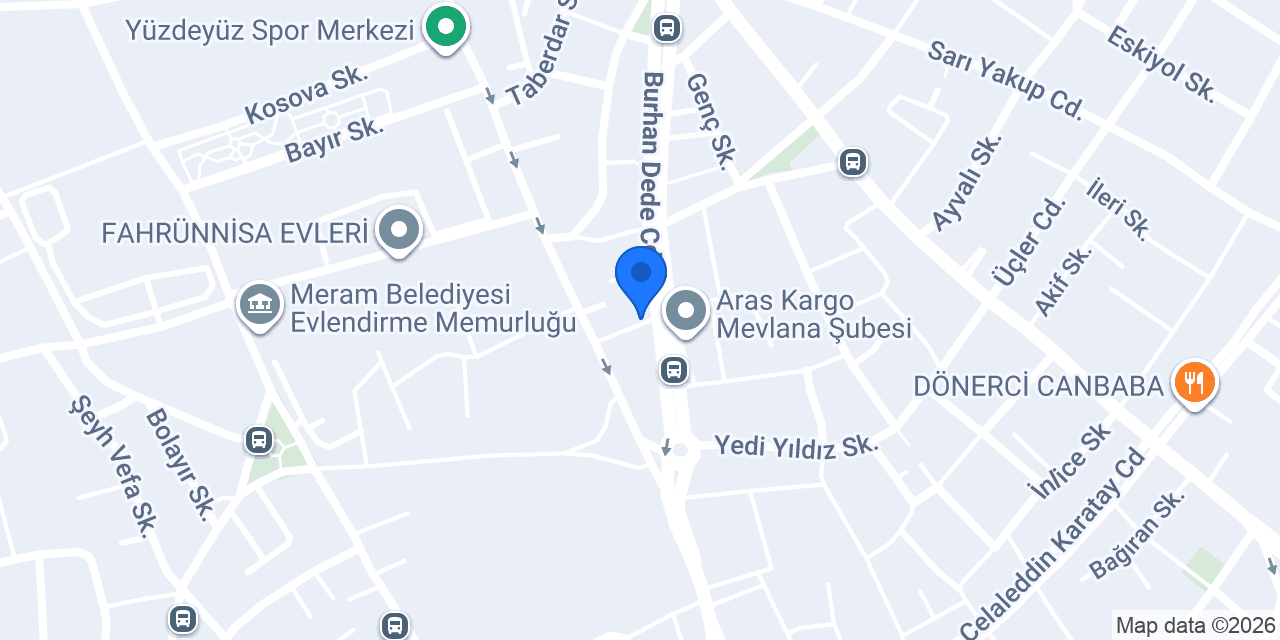 Doktor Erdal Avan Muayenehanesi konumu