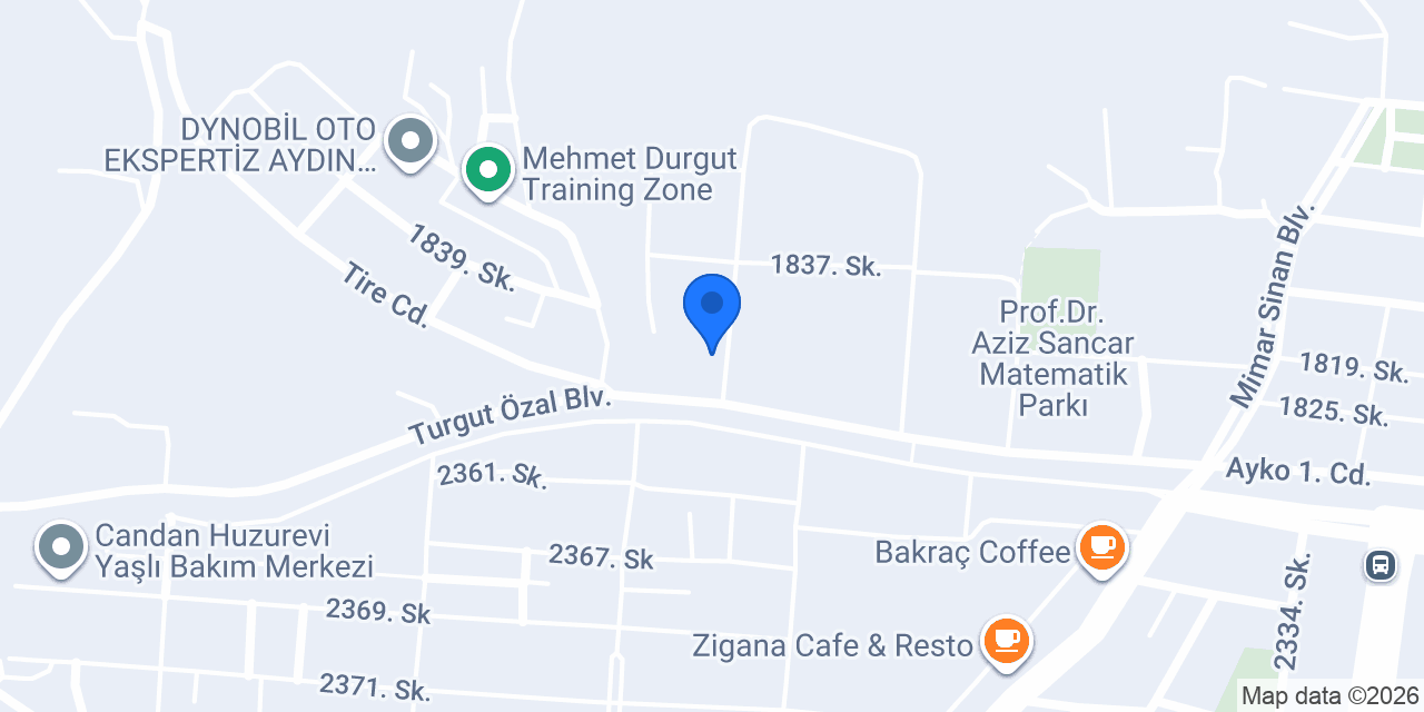 Aydın Elta-Vet Veteriner Kliniği konumu